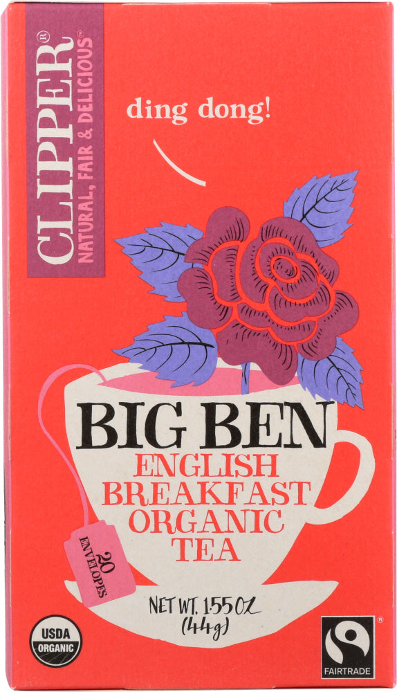 Clipper: Organic Big Ben Breakfast Tea, 1.55 Oz