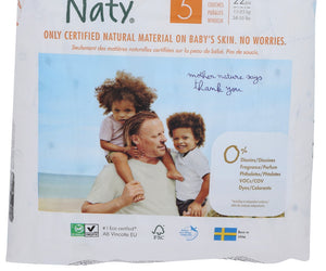 Naty Eco By Naty: Diapers Size 5, 22 Ct
