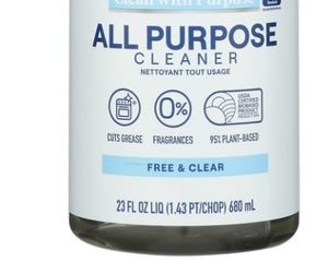 Seventh Generation: All Purpose Cleaner Free And Clear, 23 Oz