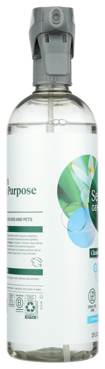 Seventh Generation: Glass Cleaner Sparkling Seaside, 23 Oz