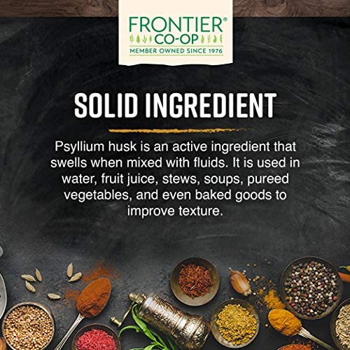 Frontier Herb: Psyllium Husk Powder Org, 16 Oz