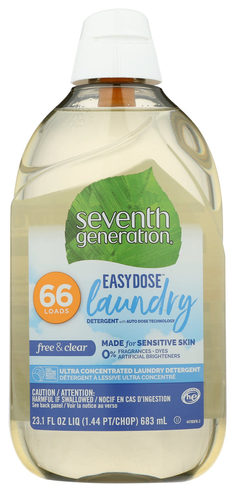 Seventh Generation: Laundry Dtrgnt 8x Frclr, 23.1 Oz