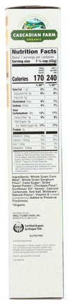 Cascadian Farm: Gluten Free Honey Vanilla Crunch Cereal, 10.5 Oz