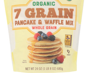 Bobs Red Mill: Organic 7 Grain Pancake & Waffle Mix, 24 Oz