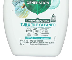 Seventh Generation: Tub And Tile Cleaner Emerald Cypress And Fir, 26 Oz