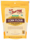 Bob's Red Mill: Organic Whole Grain Corn Flour, 22 Oz