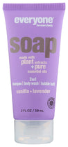 Everyone: Vanilla + Lavender Travel Size 3in1 Soap, 2 Fo