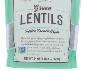 Bobs Red Mill: Petite French Green Lentils, 24 Oz
