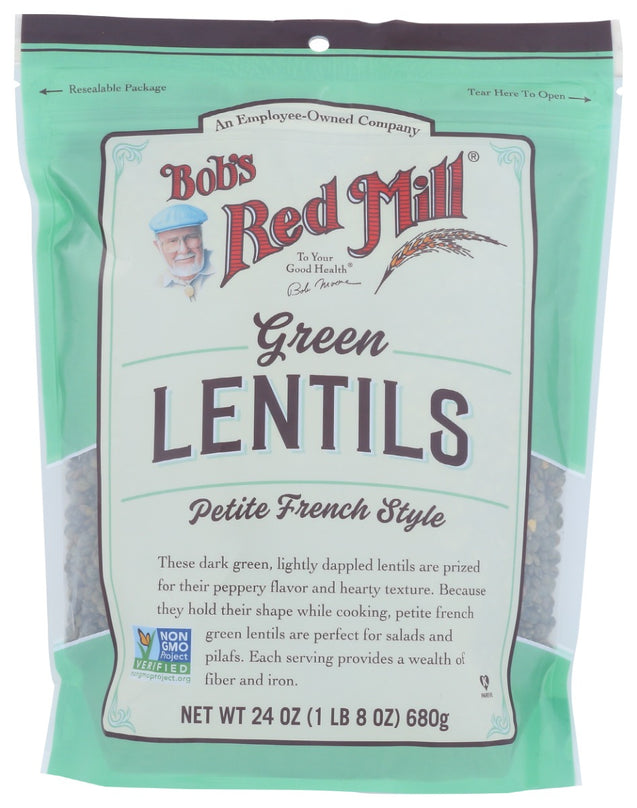 Bobs Red Mill: Petite French Green Lentils, 24 Oz