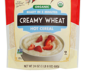 Bobs Red Mill: Hot Cereal Farina Wheat Organic, 24 Oz