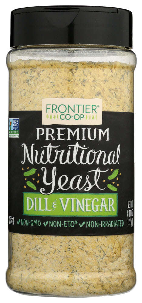 Frontier Coop: Nutritional Yeast Dill Vinegar Blend, 8.01 Oz
