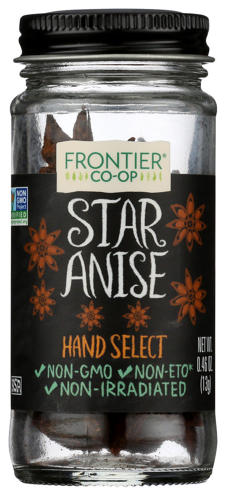 Frontier Herb: Spice Star Anise Whole, 0.46 Oz