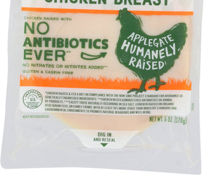 Applegate: Organics Oven Roasted Chicken Breast, 6 Oz