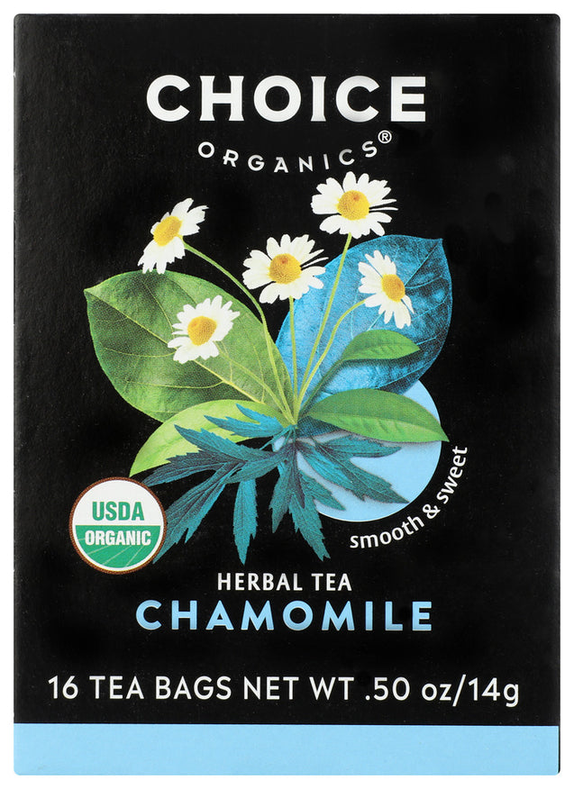 Choice Tea: Herbal Tea Organic Chamomile, 16 Bg