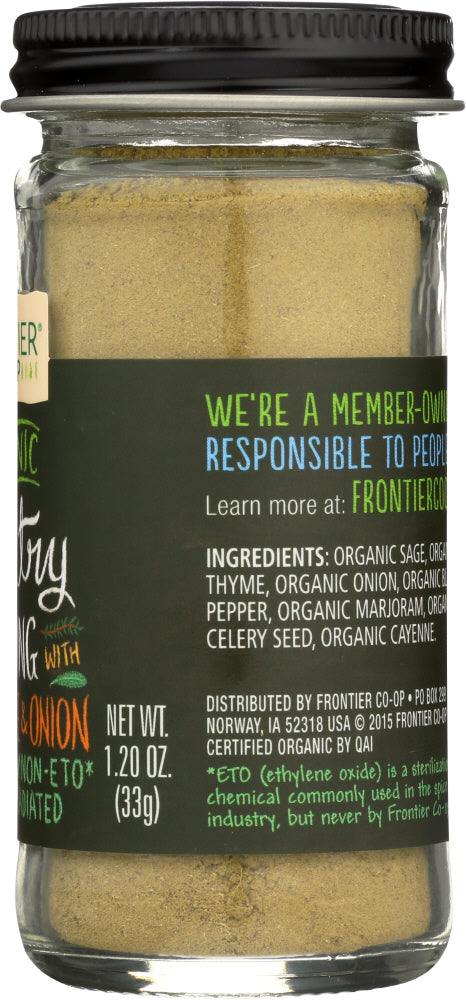 Frontier Herb: Organic Poultry Seasoning, 1.44 Oz
