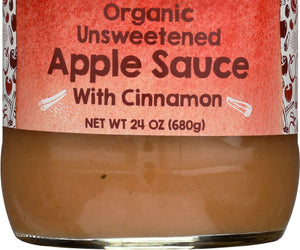 Vermont Village Cannery: Organic Apple Sauce With Cinnamon, 24 Oz