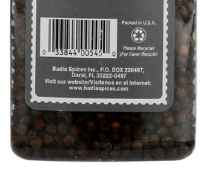Badia: Pepper Black Whole, 16 Oz