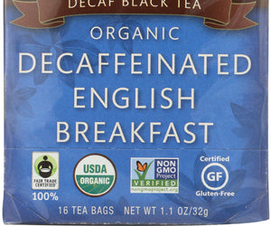 Choice Tea: Decaffeinated English Breakfast Tea, 16 Bg