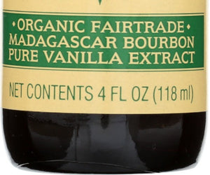 Nielsen Massey: Organic Fairtrade Madagascar Bourbon Pure Vanilla Extract, 4 Oz