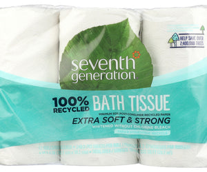 Seventh Generation: 100 Percent Recycled Bathroom Tissue 2ply 12pk, 1 Ea