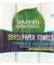 Seventh Generation: 100 Recycled Paper Towels 6 Rolls Unbleached, 1 Ea