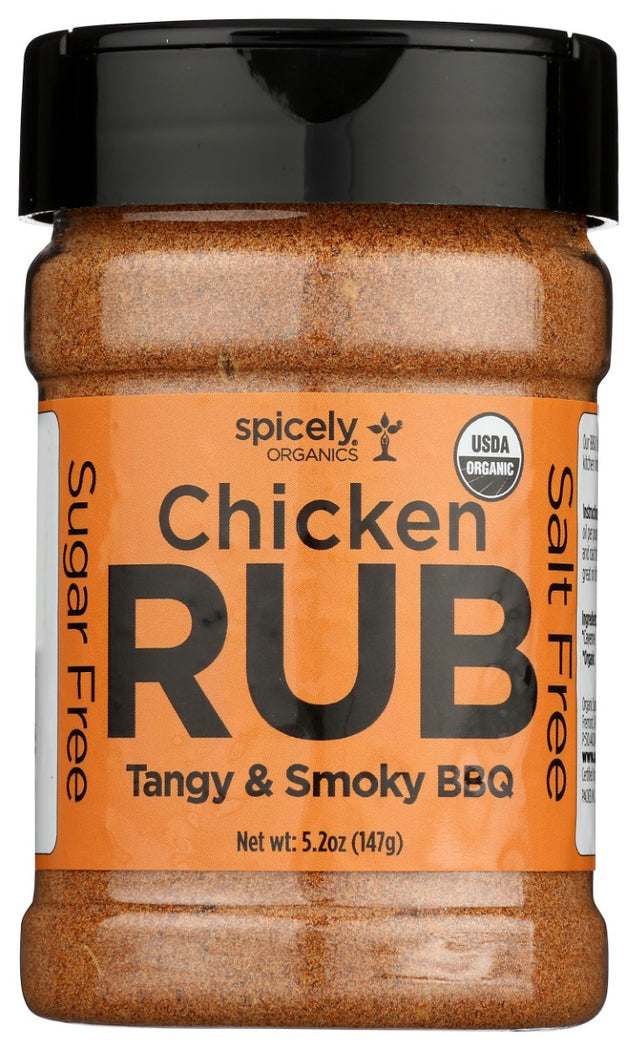 Spicely Organics: Tangy And Smoky Bbq Chicken Rub, 5.2 Oz