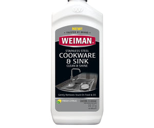 Weiman: Stainless Steel Cookware & Sink Clean & Shine, 8 Oz