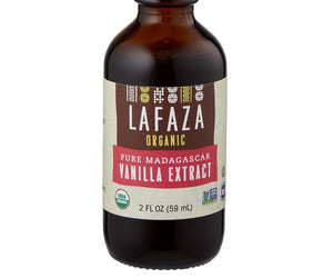 Lafaza: Vanilla Extract Madagascar Bourbon Organic, 2 Oz