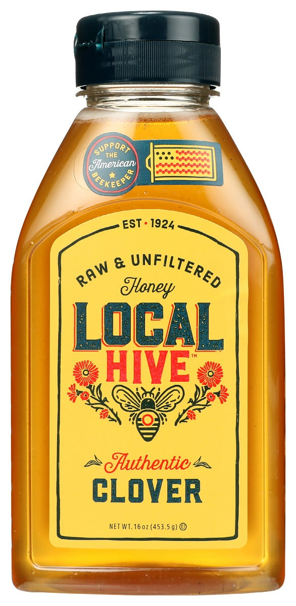 Local Hive: Raw Honey Clover, 16 Oz