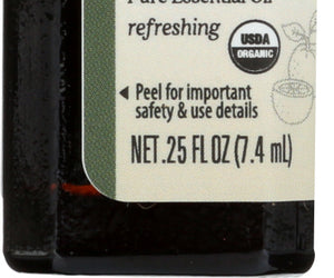 Aura Cacia: Organic Blood Orange Refreshing Essential Oil, 0.25 Oz