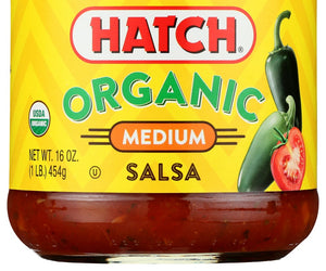 Hatch: Organic Medium Salsa, 16 Oz