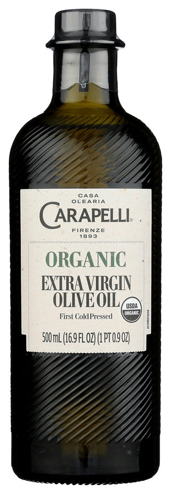 Carapelli: Extra Virgin Olive Oil Organic, 500 Ml