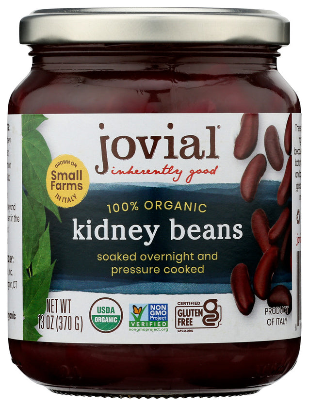 Jovial: 100 Percent Organic Kidney Beans, 13 Oz