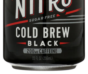 High Brew: Nitro Cold Brew Black Coffee, 10 Fo