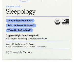 Genexa: Sleepology Organic Nighttime Sleepaid, 60 Tb