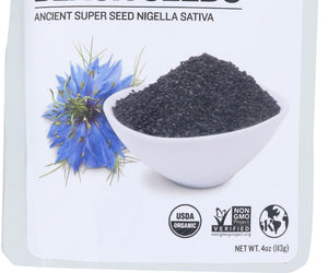 Sunfood Superfoods: Organic Black Seeds, 4 Oz