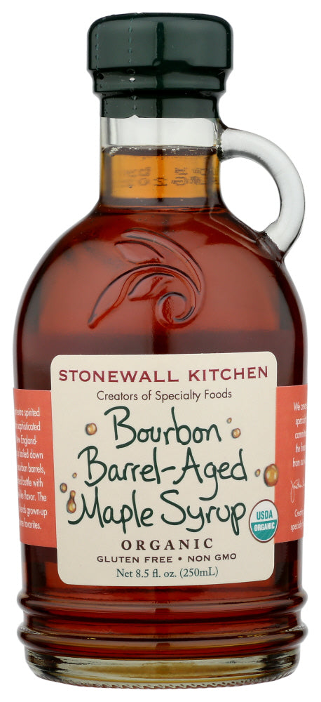 Stonewall Kitchen: Organic Bourbon Barrel Aged Maple Syrup, 8.5 Fo