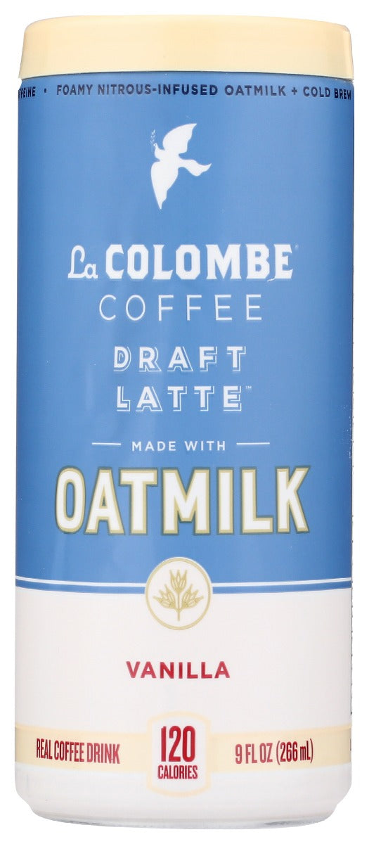 La Colombe: Vanilla Oatmilk Draft Latte Coffee, 9 Fo