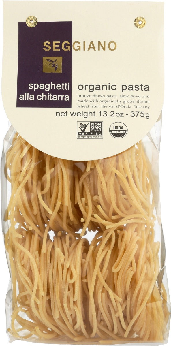 Seggiano: Organic Spaghetti Alla Chitarra Pasta, 13.25 Oz