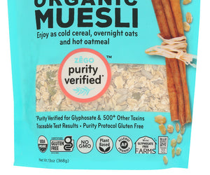 Zego: Organic Gluten Free Nut Free Muesli Cinnamon Twist, 13 Oz