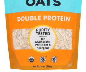 Zego: Organic Raw Gluten Free Double Protein Oats, 14 Oz