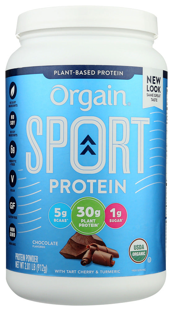 Orgain: Chocolate Flavored Sport Protein, 2.01 Lb