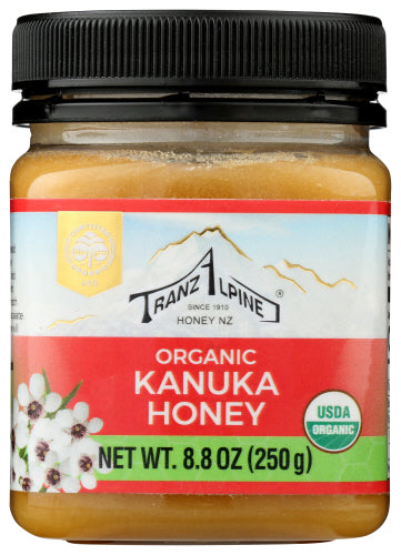 Tranzalpine: Organic Kanuka Honey, 8.8 Oz