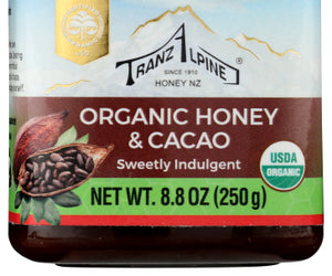 Tranzalpine: Organic Honey Cacao, 8.8 Oz