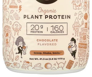 Kos: Organic Plant Protein Chocolate Flavored, 41.3 Oz