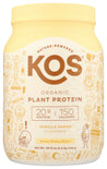 Kos: Vanilla Shake Organic Plant Protein, 39.15 Oz