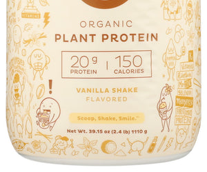 Kos: Vanilla Shake Organic Plant Protein, 39.15 Oz
