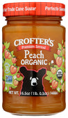 Crofters: Premium Spread Organic Peach, 16.5 Oz