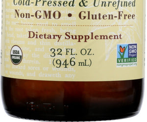 Flora Health: Organic Flax Oil, 32 Oz