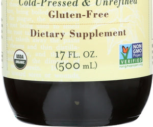 Flora Health: Organic High Lignan Flax Oil, 17 Oz